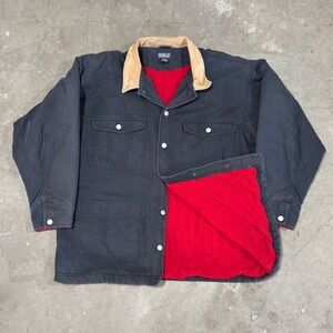 VINTAGE PATAGONIA Nuevo Range Barn Coat Chore Jacket SIZE XL Fleece Quilt Lined